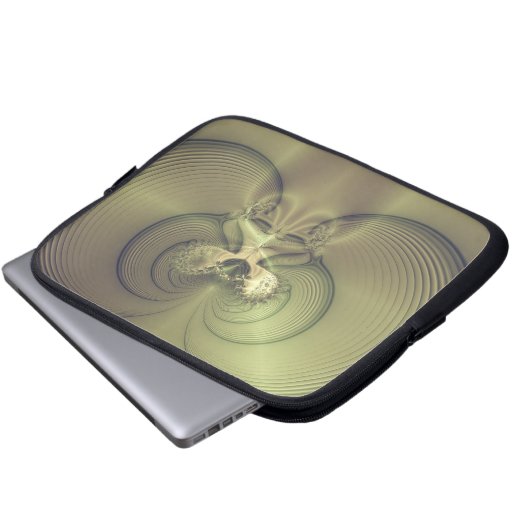 Metallisches Gefühl Laptopschutzhülle (Vorne Knopf)