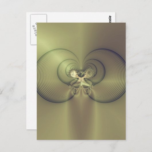 Metallisches Gefühl Postkarte (Vorne/Hinten)