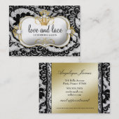 Metallisches Gold 311 Lace de Luxe Ciao Bella Terminkarte (Vorne/Hinten)