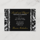 Metallisches Gold 311 Lace de Luxe Ciao Bella Visitenkarte (Rückseite)