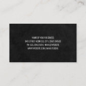 Metallisches Gold-Bar Visitenkarte (Rückseite)