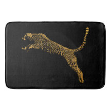 Metallisches Gold-Leaping-Cheetah