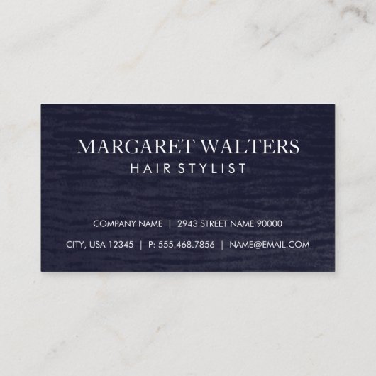 Metallisches Gold | Lila Textur Visitenkarte (Rückseite)