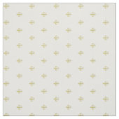 Metallisches Gold-Lilie-Muster Stoff (Muster)