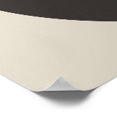 Metallisches Gold Look Fountain Pen & Tinte Art Pr Poster (Ecke)