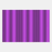 Metallisches Gold und Lila Weihnachten Geschenkpapier Set (Vorderseite 2)