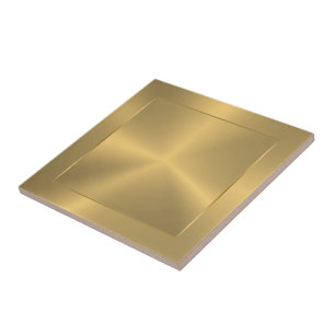 Metallisches Golddesign mit Edelstahl-Look Fliese