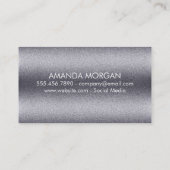 Metallisches Gran | Schafe Visitenkarte (Rückseite)