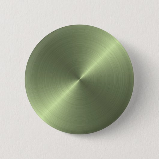 Metallisches Grün Button (Vorderseite)