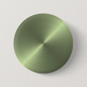 Metallisches Grün Button