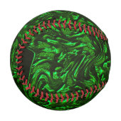 metallisches Grün, texturiert Baseball (Vorderseite Links)