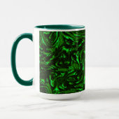 metallisches Grün, texturiert Tasse (Links)