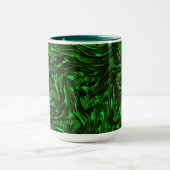 metallisches Grün, texturiert Tasse (Zentrum)