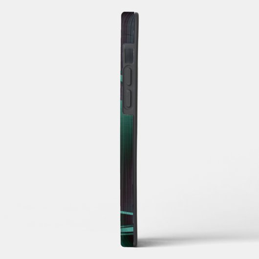 Metallisches grünes Design lackierte Aluminium Loo Case-Mate iPhone Hülle (Rückseite / Links)