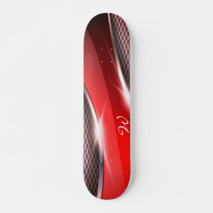 Metallisches Hintergrundkunst Skateboard 1