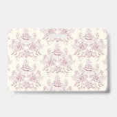 Metallisches Jugendstil-Design, Vintag, elegant, s Ausweis (Back)