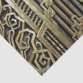 Metallisches Jugendstil-Design, Vintag, elegant, s Seidenpapier (Ausschnitt)