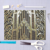 Metallisches Jugendstil-Design, Vintag, elegant, s Seidenpapier (Handwerk)