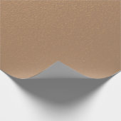 Metallisches Kupfer-Farbiges Packpapier (Ecke)