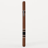 Metallisches Kupferbraun geometrisches Design. Case-Mate iPhone Hülle (Hinten/Rechts)