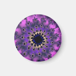 Metallisches Lila Auge Magnet