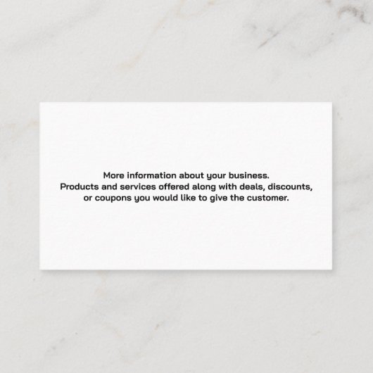 Metallisches Logo für Immobilien in Anwesen | Schw Terminkarte (Rückseite)