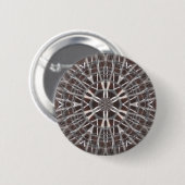 Metallisches Mesh Silver Button (Vorne & Hinten)