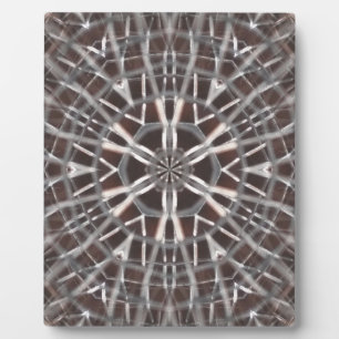 Metallisches Mesh Silver Fotoplatte