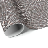 Metallisches Mesh Silver Geschenkpapier (Rolleneckpunkt)