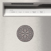 Metallisches Mesh Silver Magnet (In Situ (Geschirrspüler))