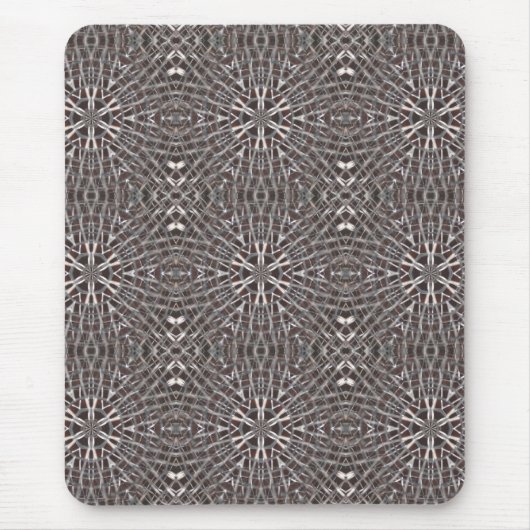 Metallisches Mesh Silver Mousepad (Vorne)