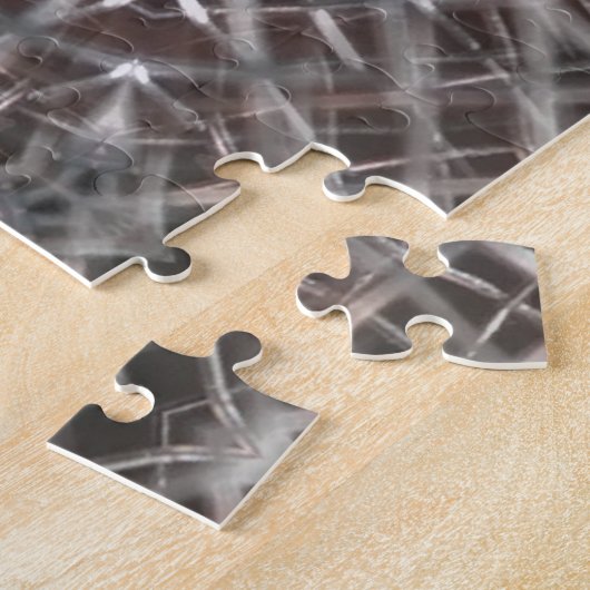 Metallisches Mesh Silver Puzzle (Seite)