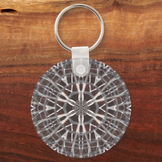 Metallisches Mesh Silver Schlüsselanhänger (Vorderseite)