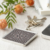 Metallisches Mesh Silver Schlüsselanhänger (Seite)