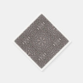 Metallisches Mesh Silver Serviette (Ecke)