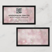 Metallisches Metall | QR-Code Visitenkarte (Vorne/Hinten)