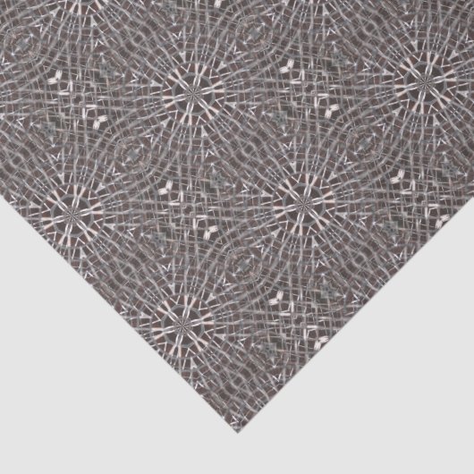 Metallisches Metallmeshsilberpapier Seidenpapier (Ausschnitt)