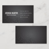 Metallisches Muster Visitenkarte (Vorne/Hinten)