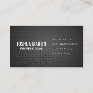 Metallisches Muster Visitenkarte