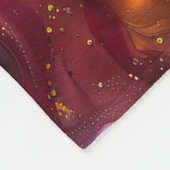 Metallisches Ölteppich Fleece Blanket (Ecke)