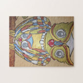 Metallisches Owl-Puzzle Puzzle (Horizontal)