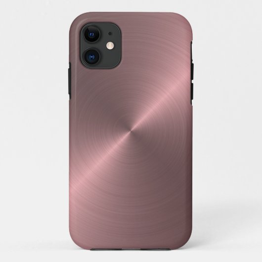 Metallisches Rosa Case-Mate iPhone Hülle (Rückseite)