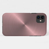 Metallisches Rosa Case-Mate iPhone Hülle (Rückseite (Horizontal))
