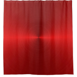 Metallisches rotes kreisförmiges Gradient Duschvorhang