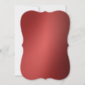 Metallisches Rotes Kreuz Heilige Kommunion oder Be Einladung (Rückseite)