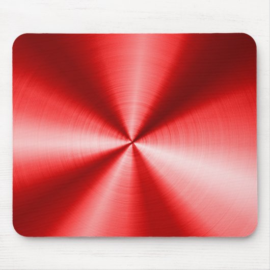 Metallisches rotes, rotes, rostloses Stahlmuster-L Mousepad (Vorne)