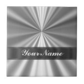 Metallisches schauendes Silber Fliese (Vorderseite)