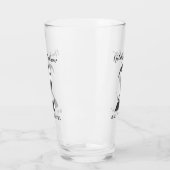 Metallisches Silber 2. Hochzeitstag Glas (Links)