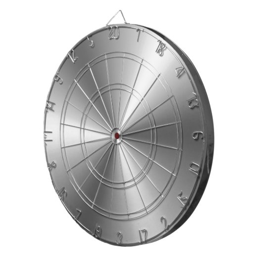 Metallisches Silber Dartscheibe (Vorderseite rechts)