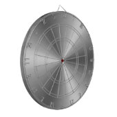 Metallisches Silber Dartscheibe (Vorderseite Links)